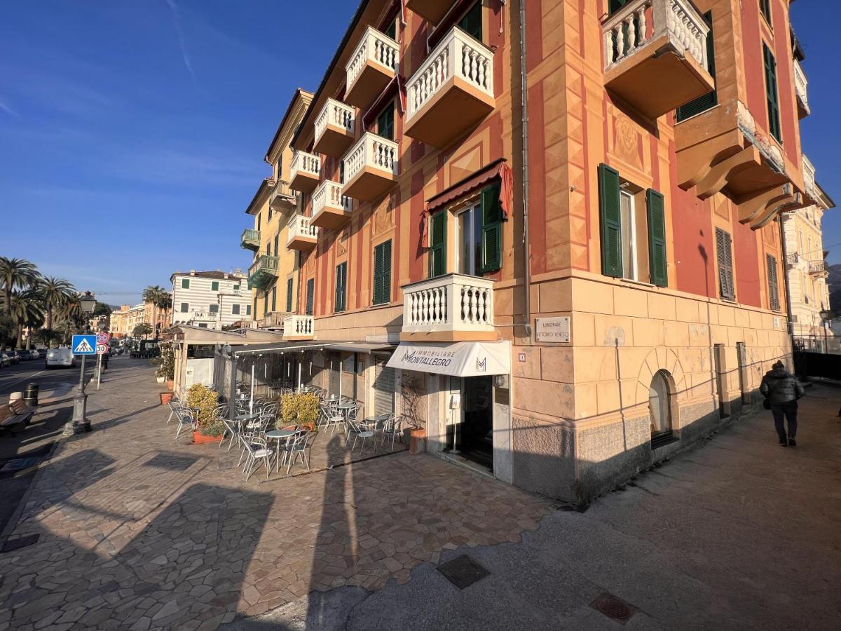 Ferienwohnung Al Castello-Vista Mare -Romantico E Centrale A 20 Metri Dal Mare-Toll Parking At 15 Euro Per Day To Be Booked In Advance -Subject To Availability Rapallo Exterior foto